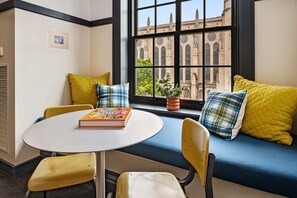 The perfect spot to plan [city] adventures or catch up on emails