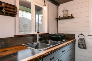 Galley style kitchen