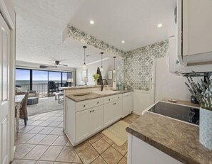 Indoors, Floor, Kitchen, Ceiling Fan, Flooring