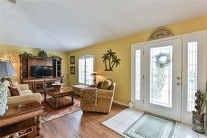 Front Living Area with TV