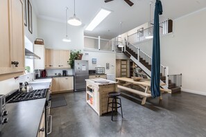 Kitchen and Stairs