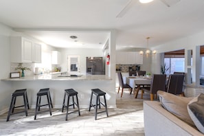 Spacious open kitchen, perfect for gatherings.