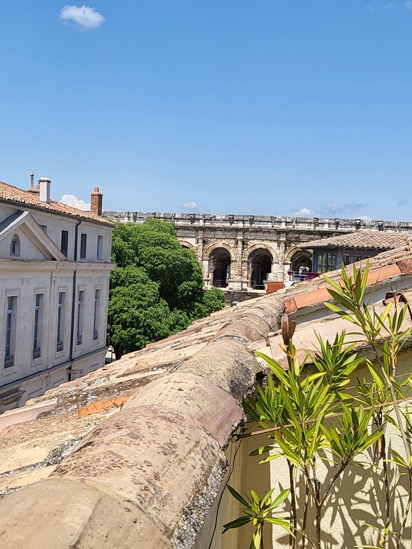 Vues sur les Arènes de la terrasse