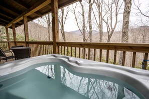 Hot Tub on Back Deck