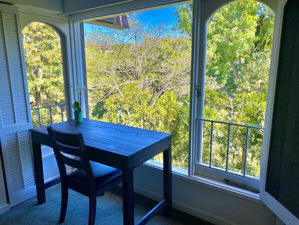 A perfect place to work on your laptop and enjoy coffee