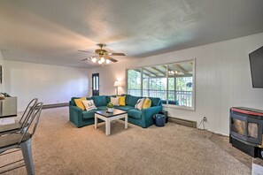 Living Room | Smart TV | 2-Story Home | Step-Free Access to 2nd Floor Via Ramp