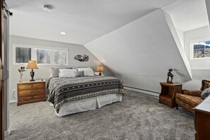 The master bedroom with a ensuite bathroom.
