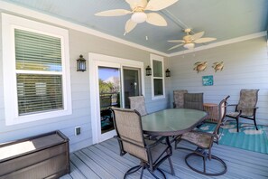 Spacious deck