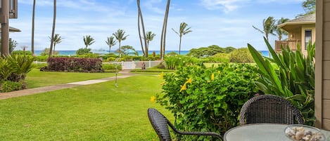 Kaha Lani Resort #106 - Ocean View Lanai - Parrish Kauai