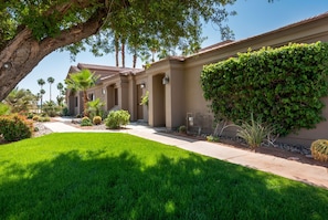 Walkway between Pool & Entrance