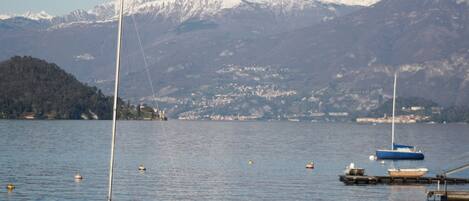 splendida vista sul centro lago e su Bellagio.