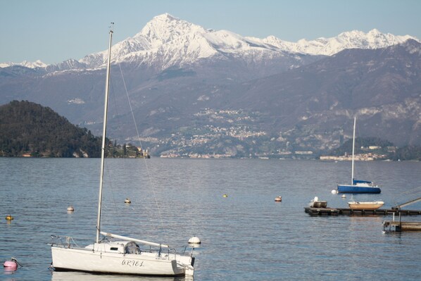 splendida vista sul centro lago e su Bellagio.