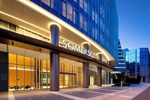 Front of property - evening/night