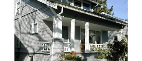 The entire top floor of this classic Craftsman bungalow home is yours.