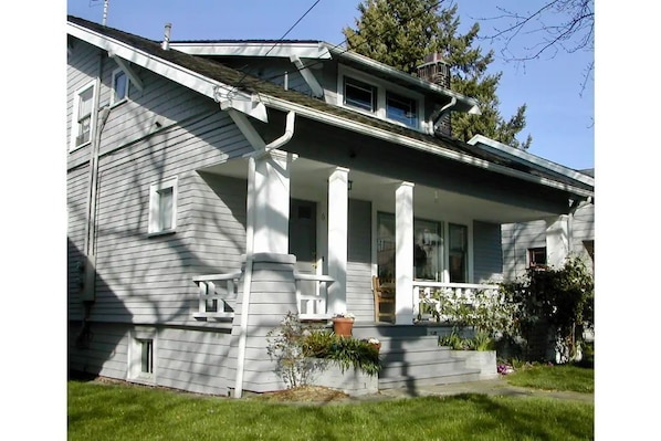 The entire top floor of this classic Craftsman bungalow home is yours.