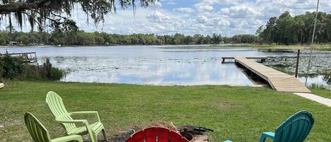 Lakeside fire pit 