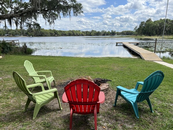 Lakeside fire pit 