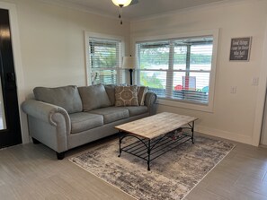 Living room with sleeper sofa