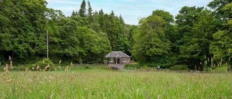 East Lodge at Ashiestiel - surrounded by outstanding views which inspired the writings of Sir Walter Scott