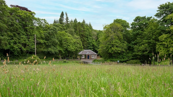East Lodge at Ashiestiel - surrounded by outstanding views which inspired the writings of Sir Walter Scott