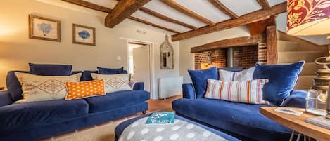 Fox Cottage, South Creake: A lovely, cosy sitting room