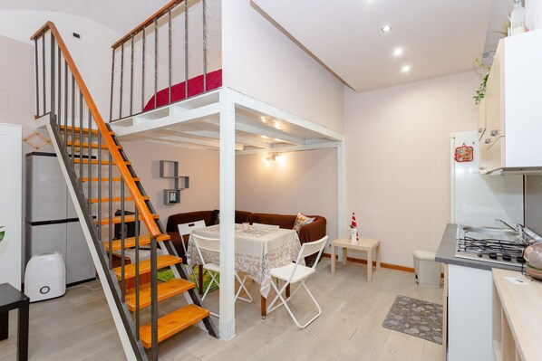 Living and dining room