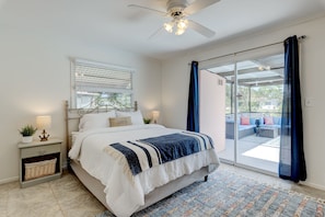 Bedroom#2 : Pool View, Canal View with QUEEN BED