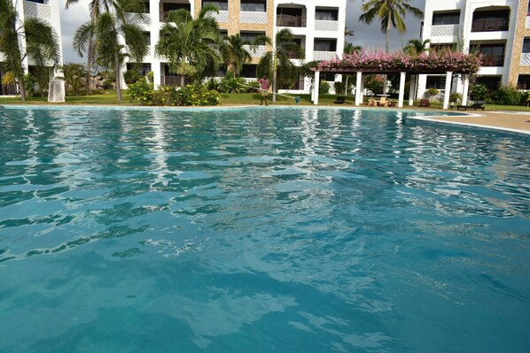 large swimming pool