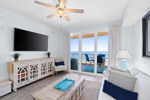 Living Area with Balcony