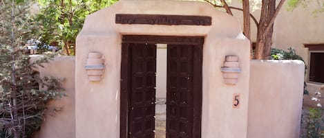 Adobe Feliz - Classic Adobe Entrance to Court Yard and Home