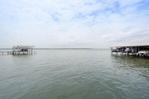 Gorgeous water views from the back of the house.
