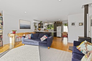 Open plan living and kitchen room