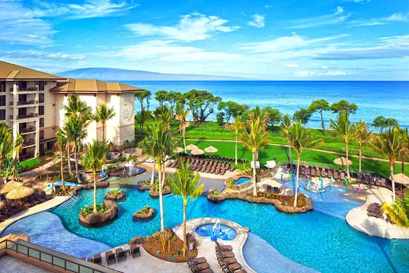Beautiful West Maui Resort Pools