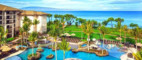 Beautiful West Maui Resort Pools