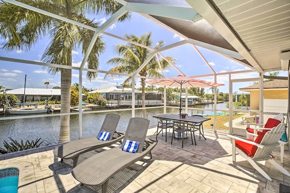 Matlacha Isles Vacation Rental | 3BR | 2.5BA | 1 Step to Enter | 1,600 Sq Ft