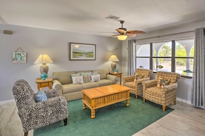 Living Room | Main Level | Central A/C + Heating