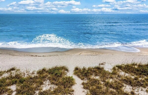 View of our private beach area