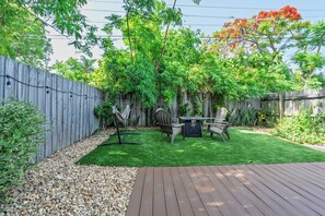 Relax on the Soft Turf or Lay in the Hammock under the trees. 