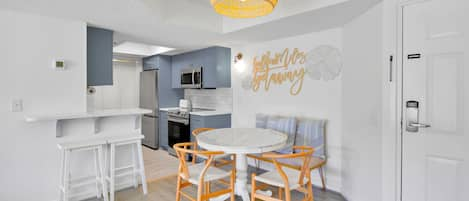 Dining area + Kitchen