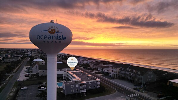 Gorgeous sunrise on beautiful Ocean Isle Beach