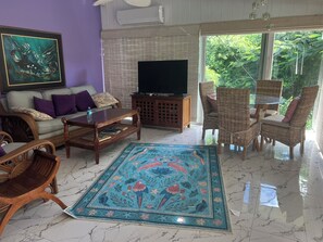 Gorgeous new ruggable rug and beautiful high gloss floor.