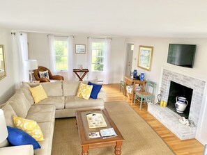 Open concept family room