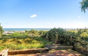 Vue sur la plage ou l’océan