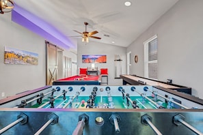 Pool Table-Shuffleboard-Foosball