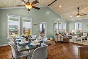 Spacious open-concept living and dining—perfect for relaxing or entertaining.