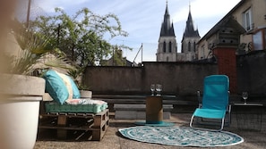 Vue sympa sur l'église Saint Nicolas