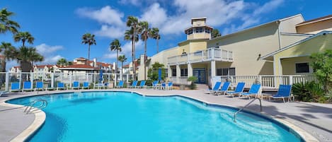 Resort Style HEATED Pool - Come visit and relax.  Toes in the sand!