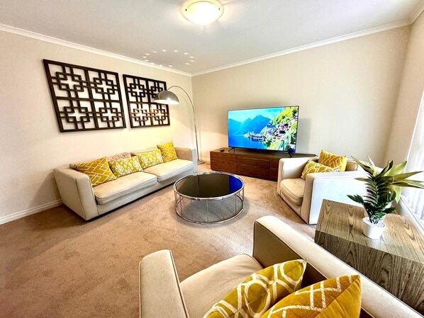 Front living room with smart TV