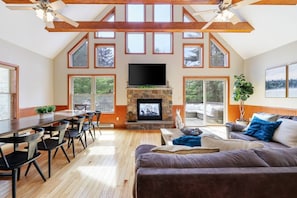 Our great room, perfect for gathering together and making memories.