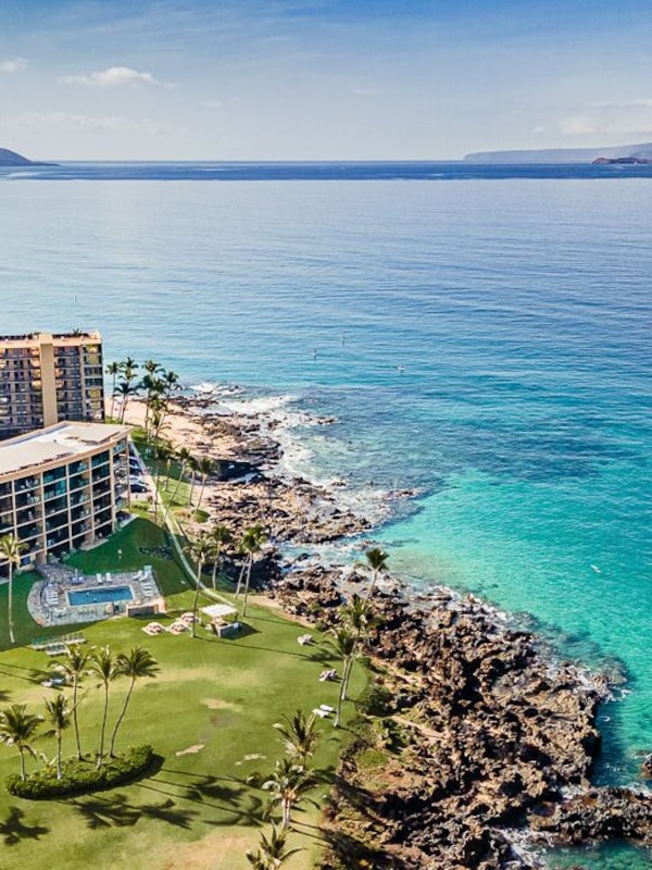 Aerial view of the Kihei Surfside.